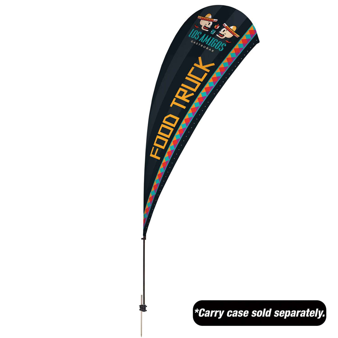 Value Teardrop Sail Sign Kit (Single-Sided with Value Spike)