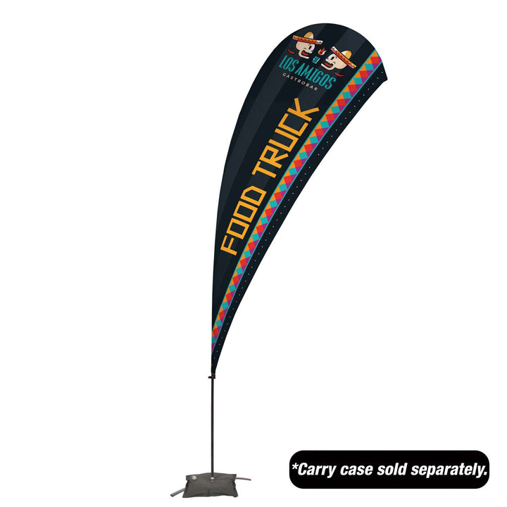 Value Teardrop Sail Sign Kit (Single-Sided with Cross Base)
