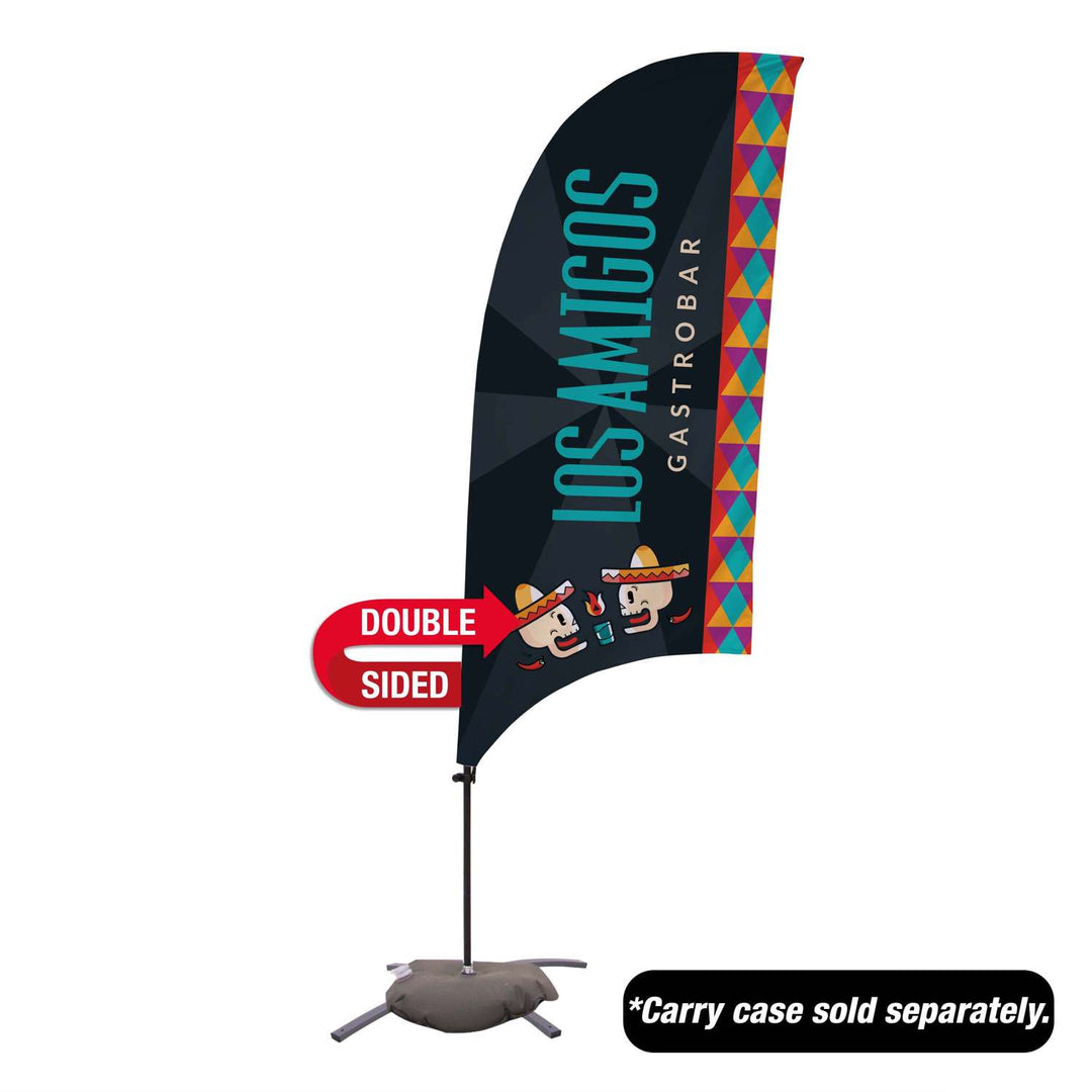 Value Razor Sail Sign Kit (Double-Sided with Cross Base)