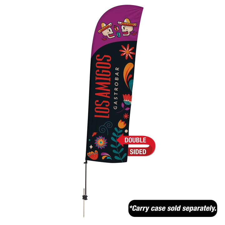 Value Blade Sail Sign Kit (Double-Sided with Spike Base)