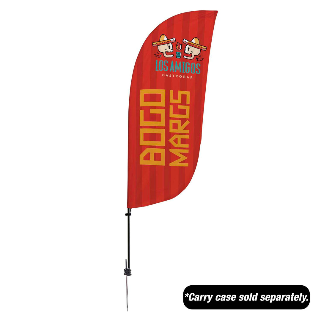 Value Feather Sail Sign Kit with Spike Base