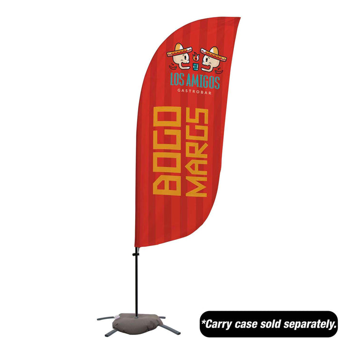 Value Feather Sail Sign Kit (Single-Sided with Cross Base)