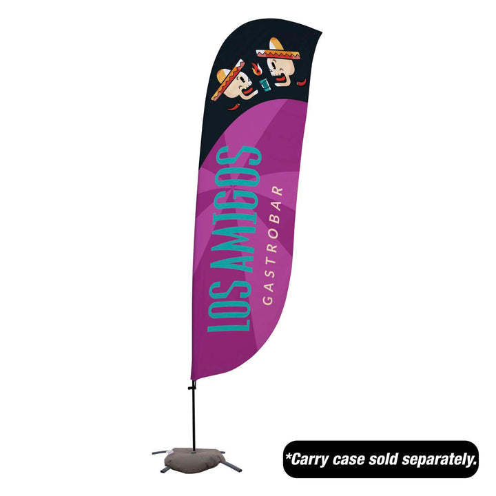 Value Feather Sail Sign Kit (Single-Sided with Cross Base)