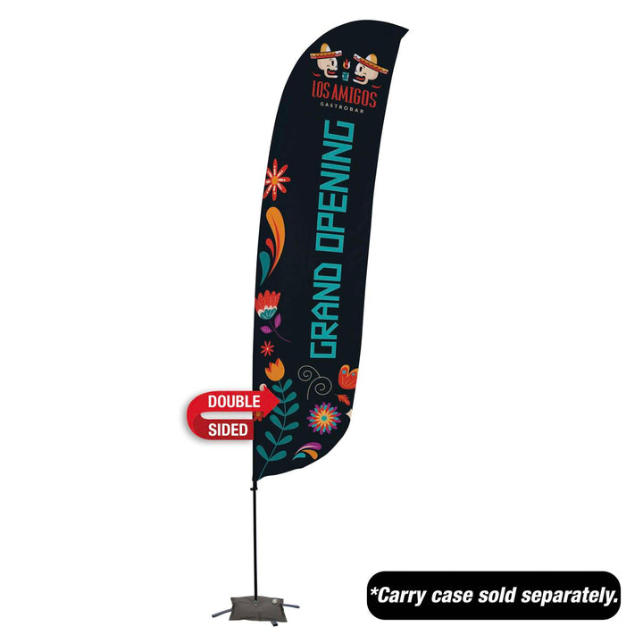 Value Feather Sail Sign Kit Double-Sided with Cross Base