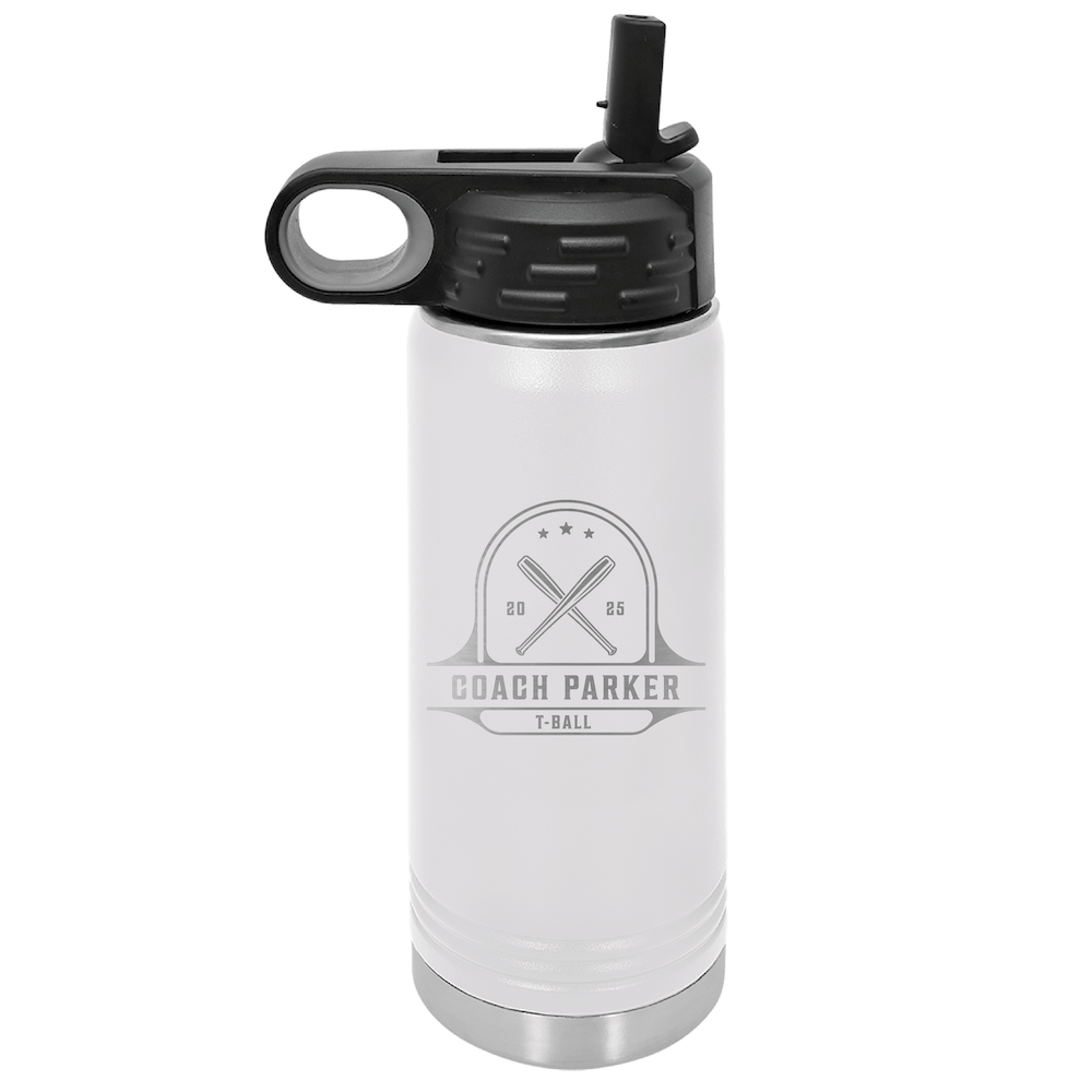 Custom Engraved Baseball Coach Tumbler