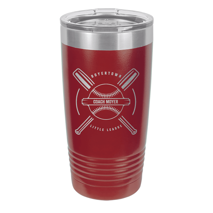 Personalized Baseball Coach Tumbler