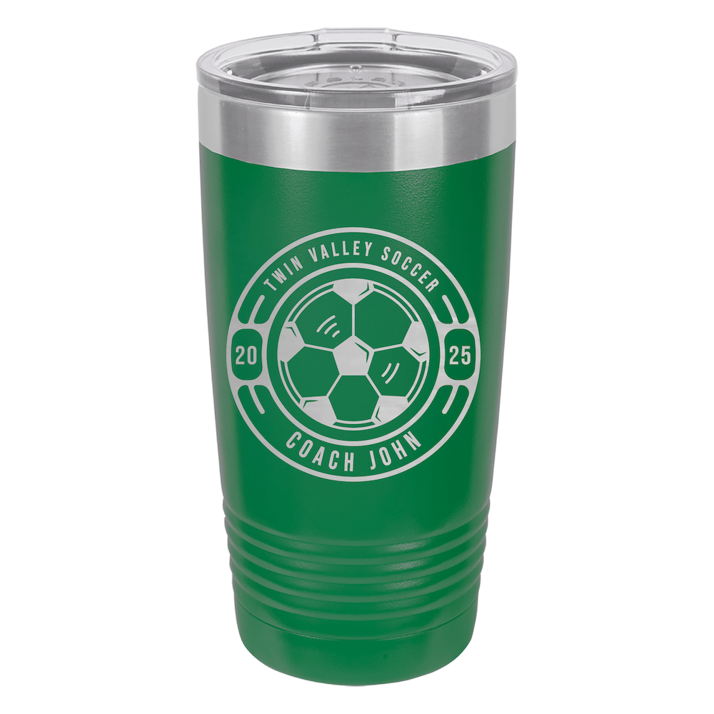 Soccer Coach Custom Engraved Tumbler