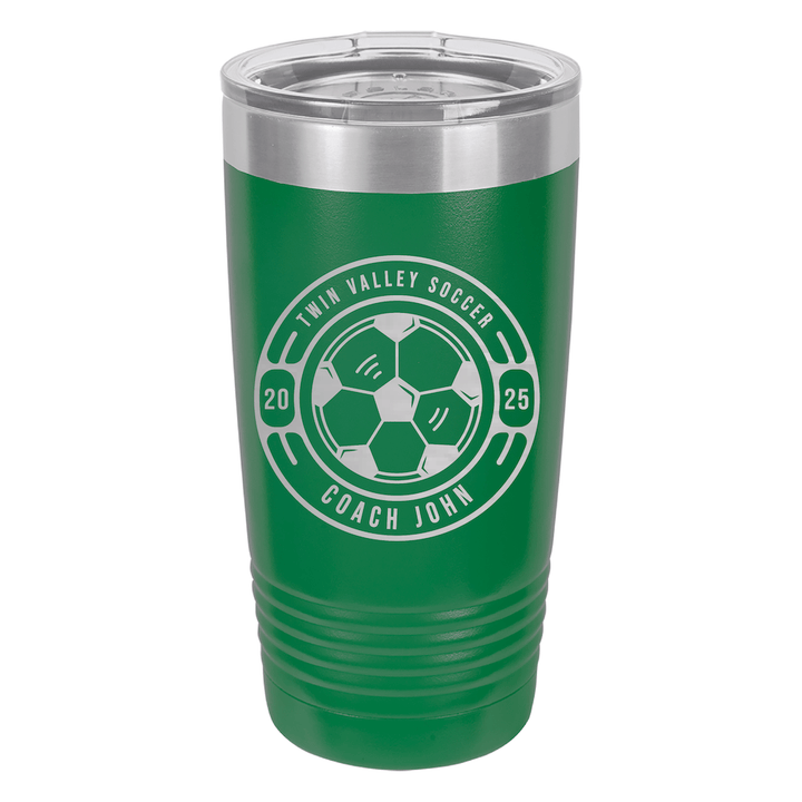 Soccer Coach Custom Engraved Tumbler