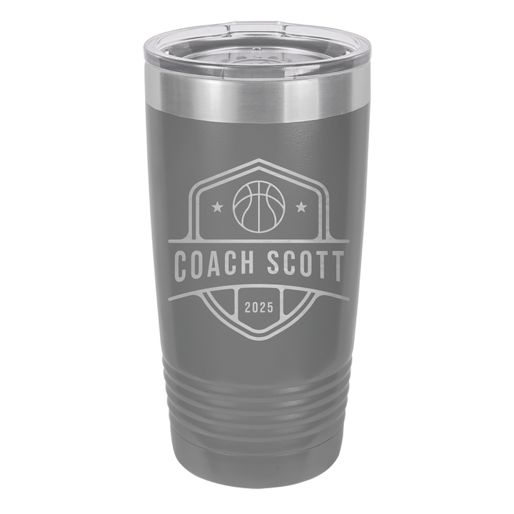 Personalized Basketball Coach Tumbler