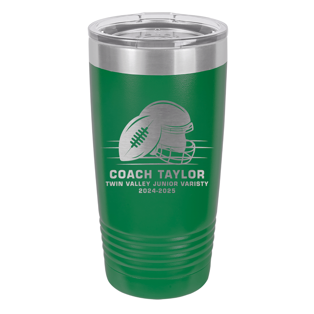 Custom Engraved Football Coach Tumbler