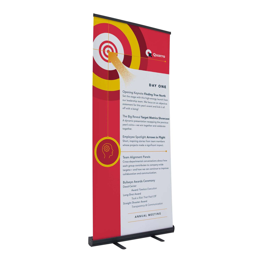 Economy Retractor Kit (No-Curl Opaque Fabric)
