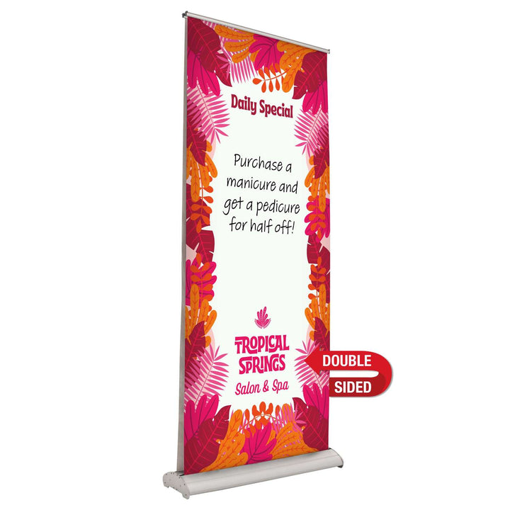 Deluxe Pro Retractor Double-Banner Kit (Dry-Erase Media)