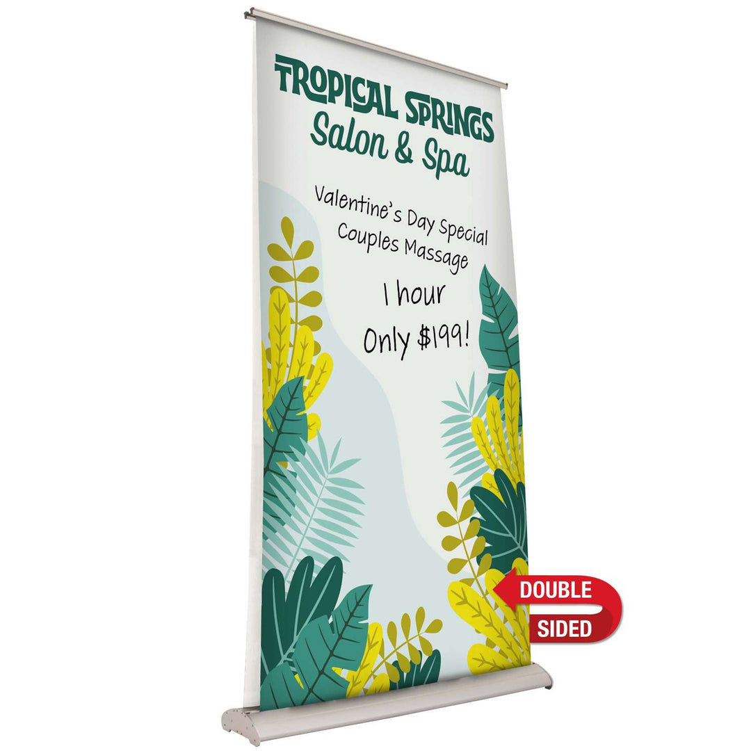Deluxe Pro Retractor Double-Banner Kit (Dry-Erase Media)