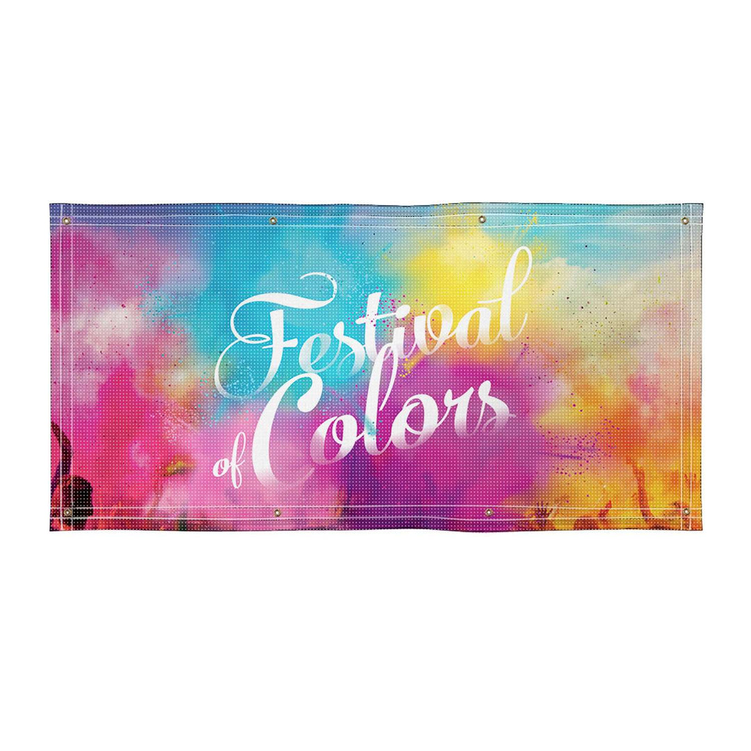 Outdoor Mesh Vinyl Banner (9 oz.)