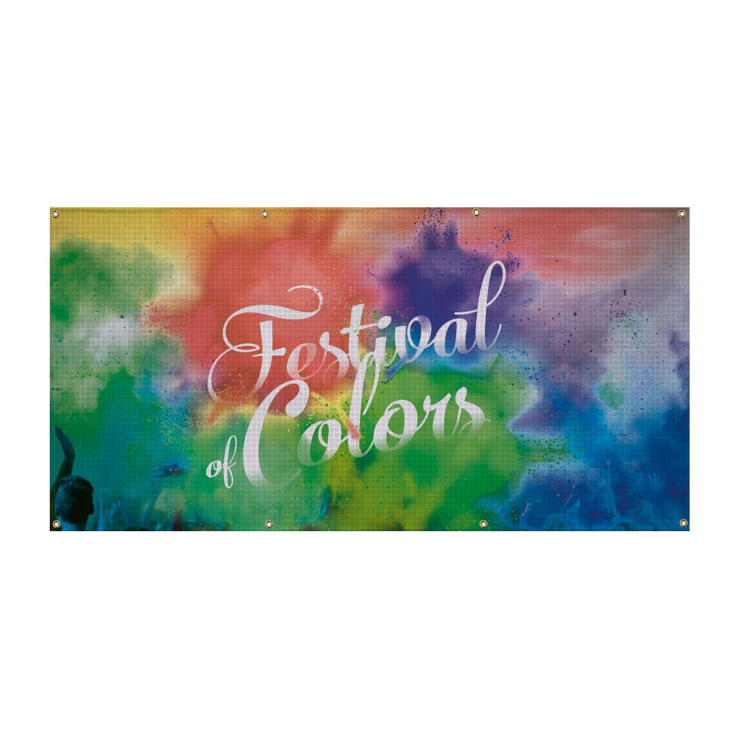 Outdoor Mesh Vinyl Banner (9 oz.)