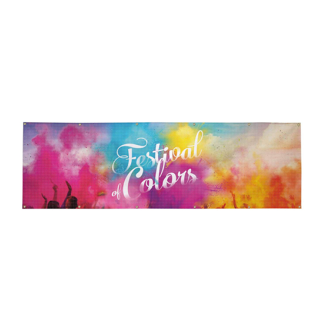 Outdoor Mesh Vinyl Banner (9 oz.)