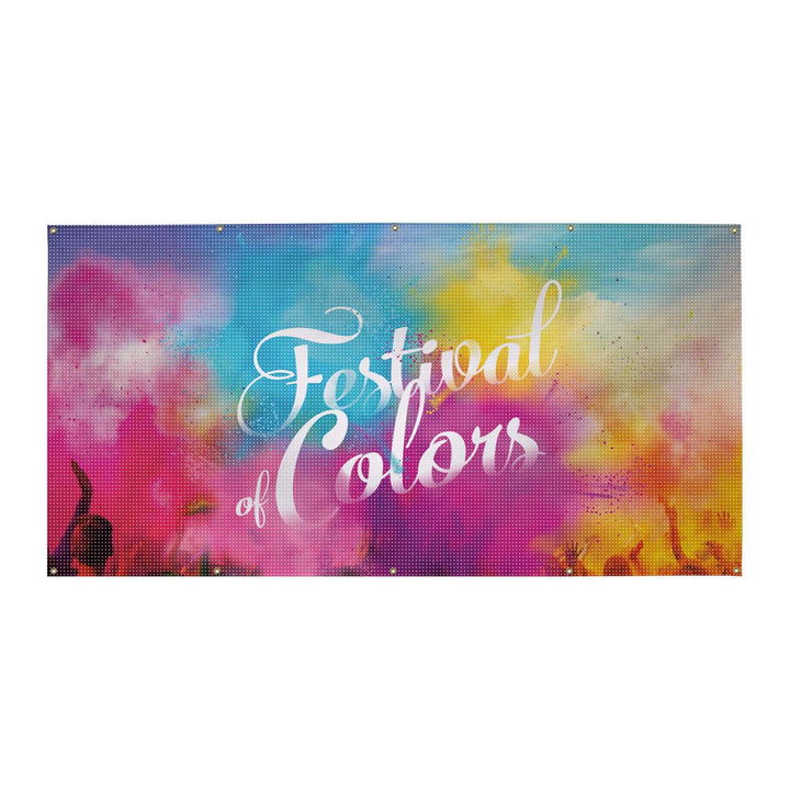Outdoor Mesh Vinyl Banner (9 oz.)