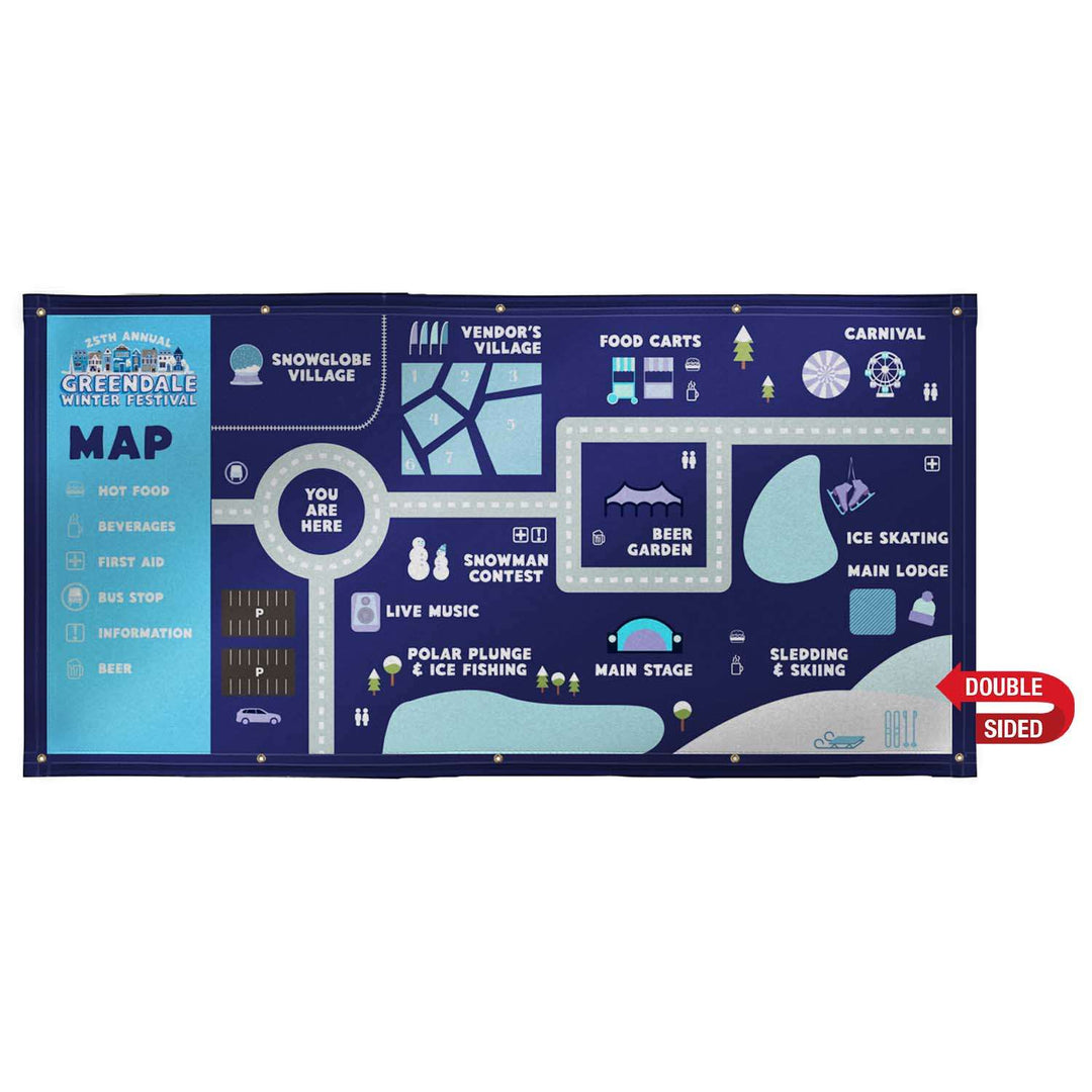 Heavy-Duty Vinyl Banner (18 oz., Double-Sided)