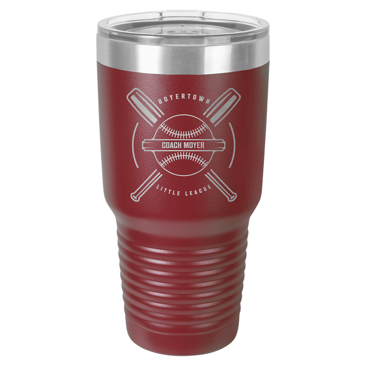 Personalized Baseball Coach Tumbler