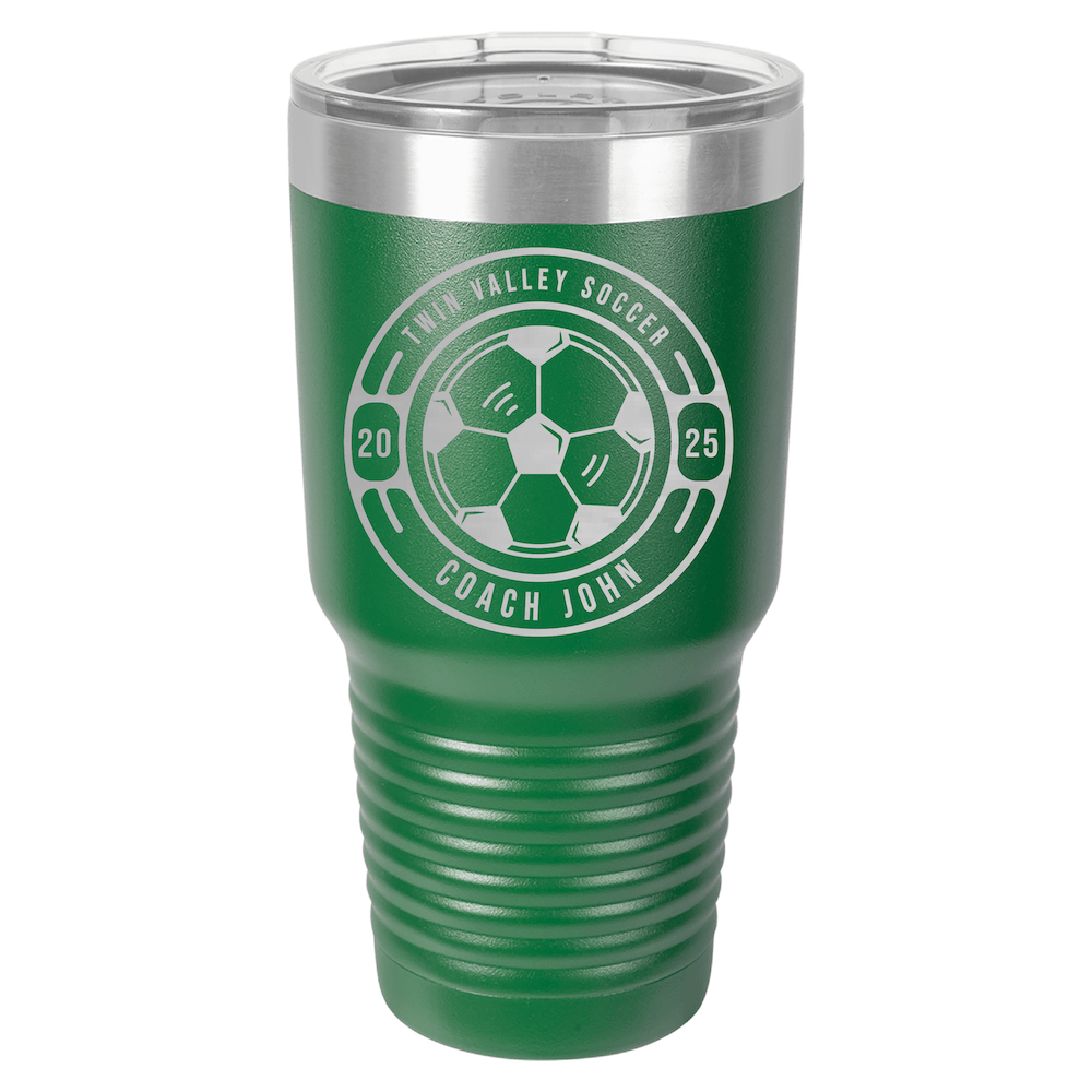 Soccer Coach Custom Engraved Tumbler