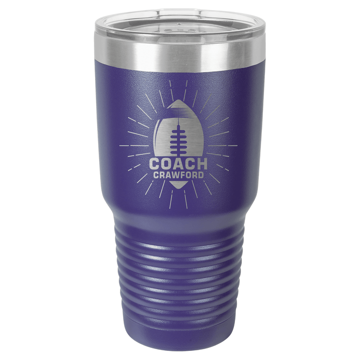 Personalized Football Coach Tumbler