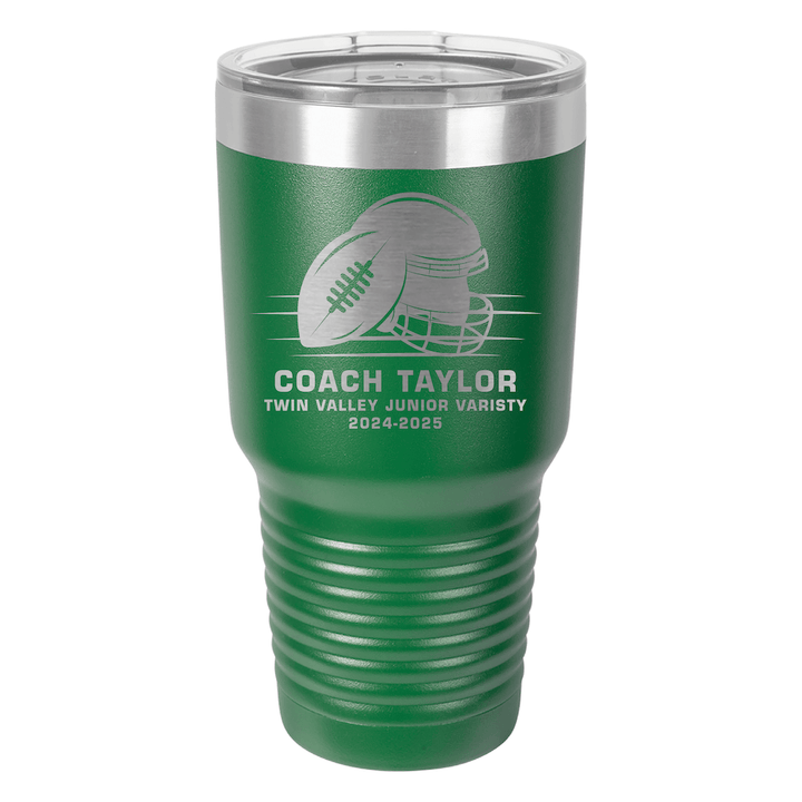 Custom Engraved Football Coach Tumbler