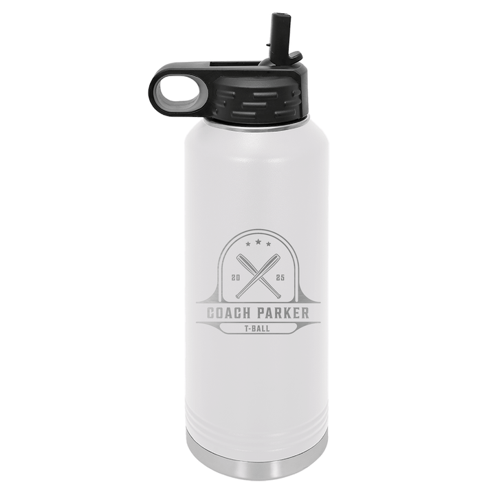 Custom Engraved Baseball Coach Tumbler