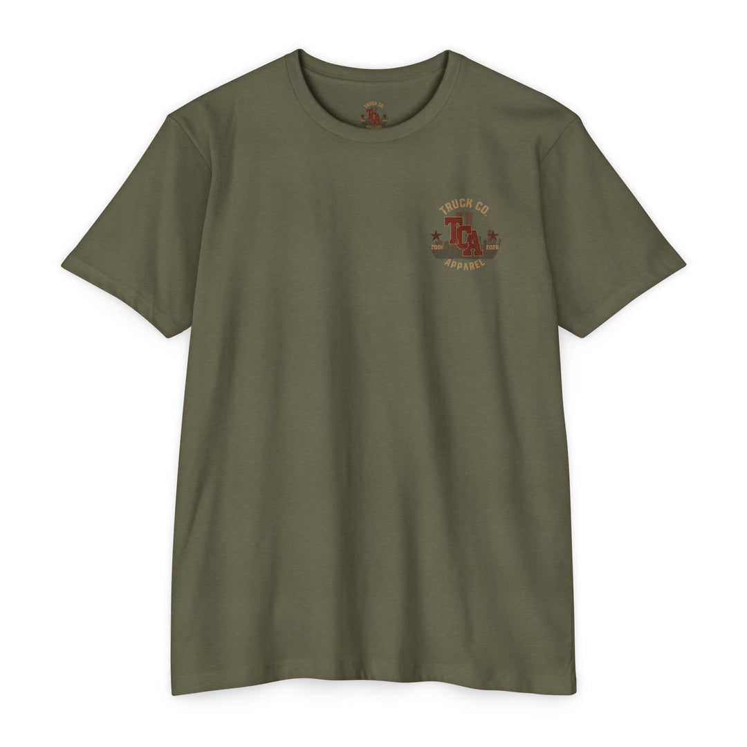 9/11 Tribute T-Shirt — Twin Towers Memorial Skyline Graphic