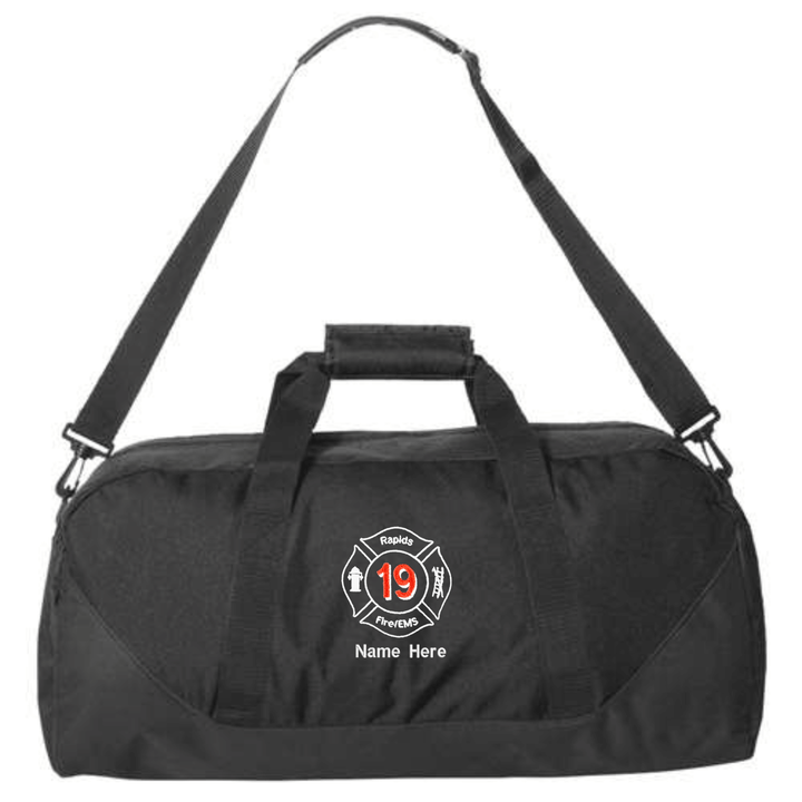 Embroidered Maltese Duffle Bag