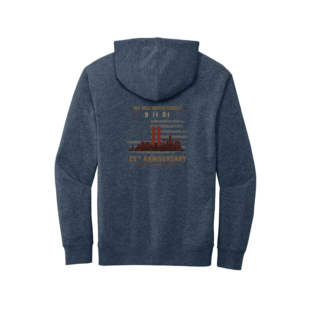 9/11 Remembered Hoodie — 20th Anniversary Twin Towers Tribute