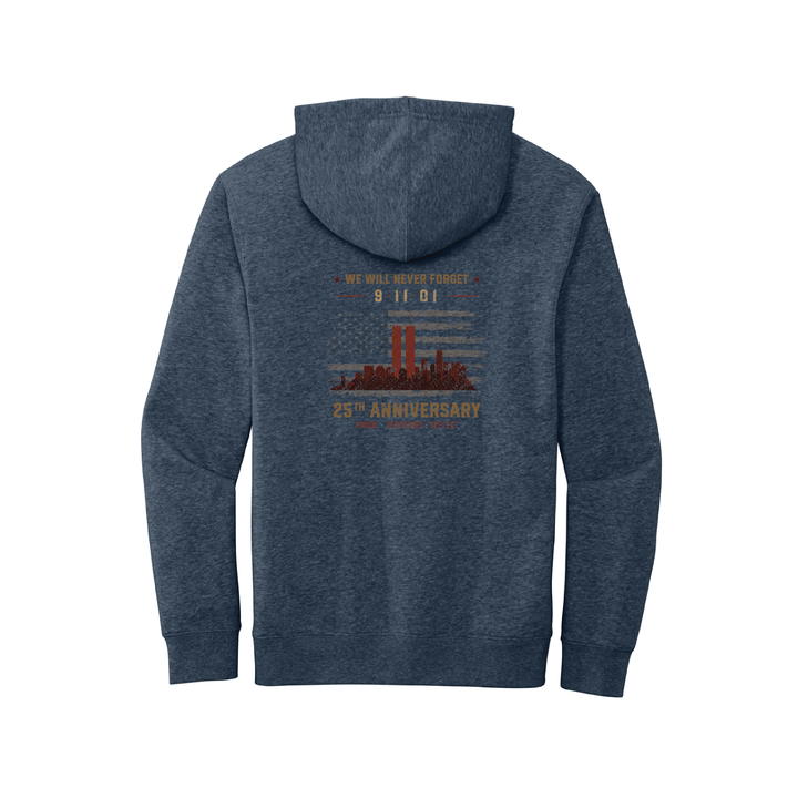 9/11 Remembered Hoodie — 20th Anniversary Twin Towers Tribute