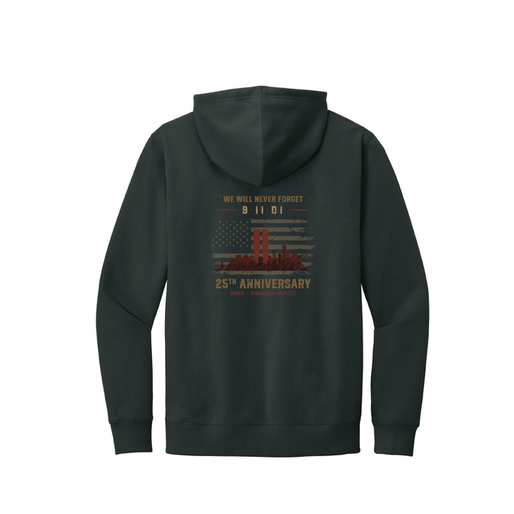9/11 Remembered Hoodie — 20th Anniversary Twin Towers Tribute