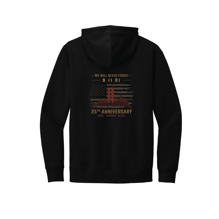 9/11 Remembered Hoodie — 20th Anniversary Twin Towers Tribute