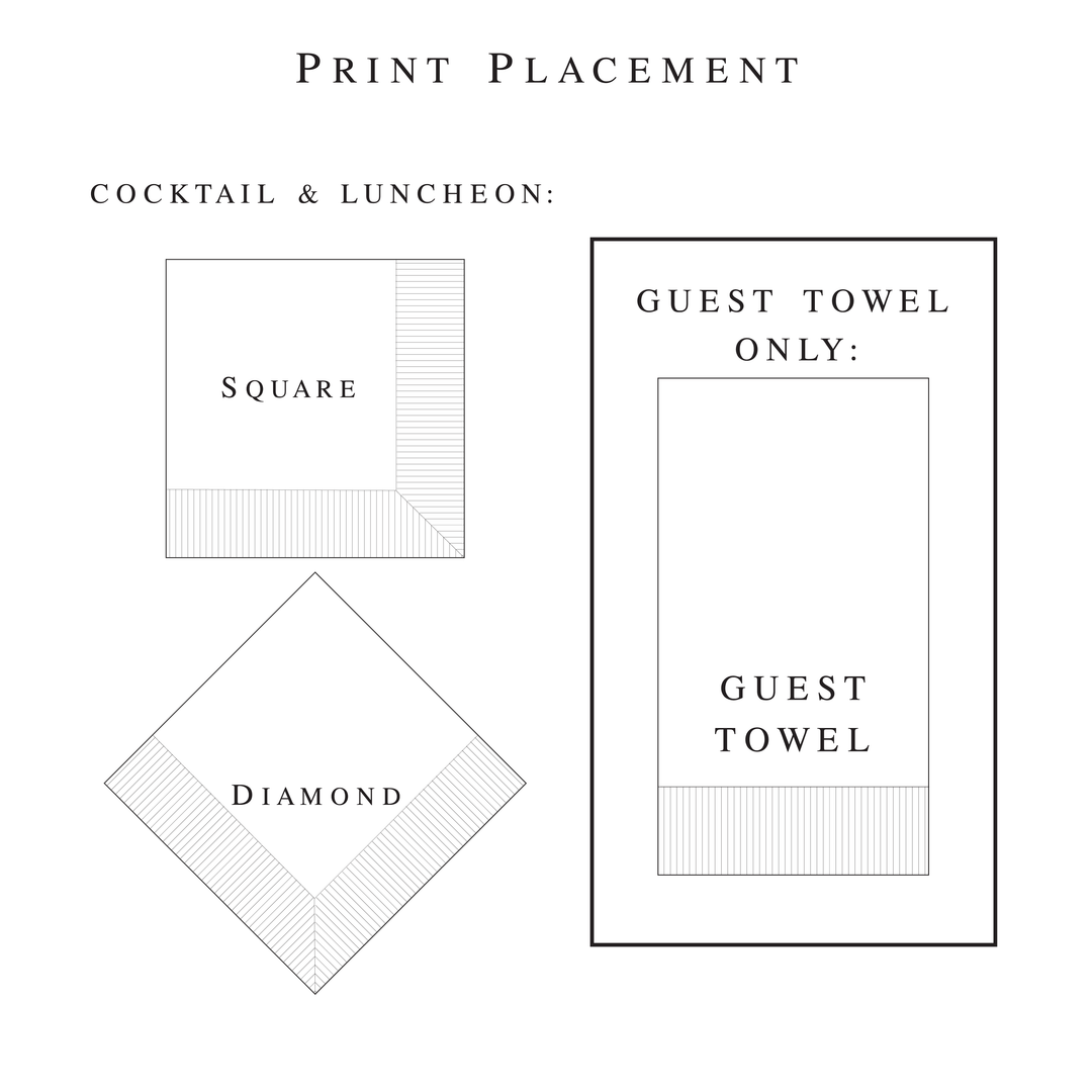 Design Your Own Guest Towel Napkins