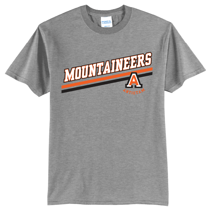 Antietam Mountaineers Varsity Stripe T-Shirt | School Spirit Tee