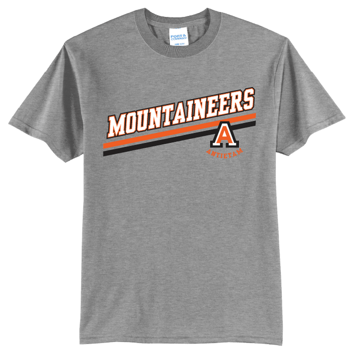 Antietam Mountaineers Varsity Stripe T-Shirt | School Spirit Tee