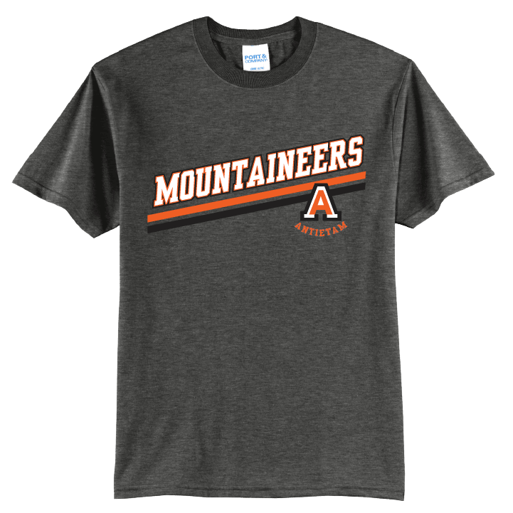 Antietam Mountaineers Varsity Stripe T-Shirt | School Spirit Tee