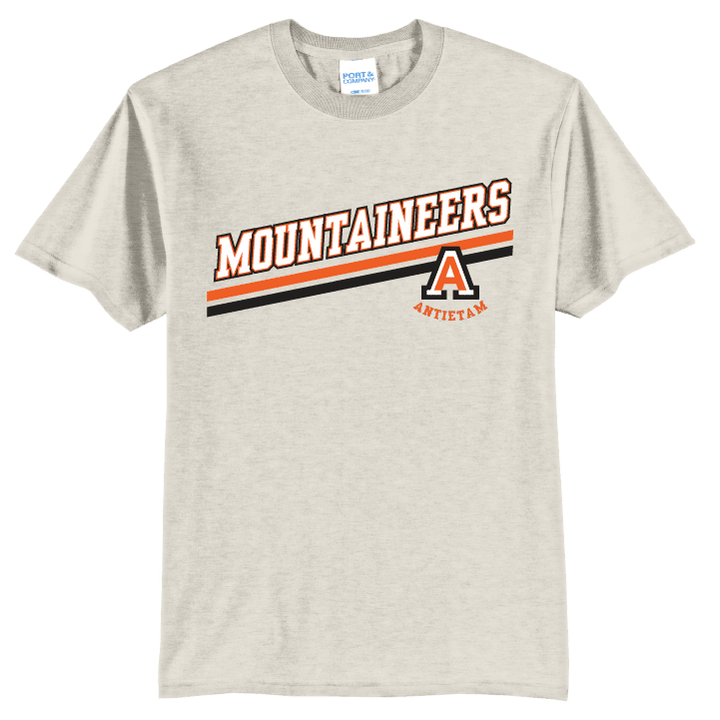 Antietam Mountaineers Varsity Stripe T-Shirt | School Spirit Tee