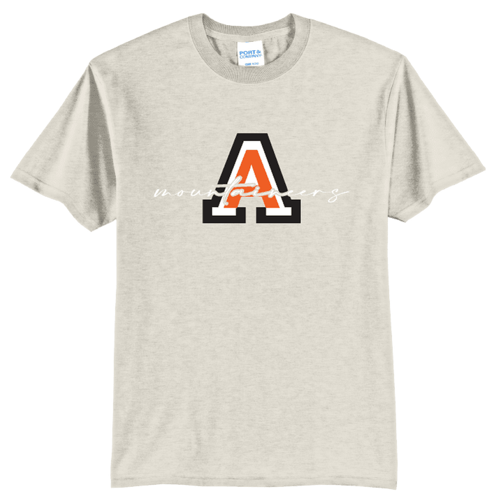 Antietam Mountaineers Script T-Shirt | Varsity Monogram Spirit Tee
