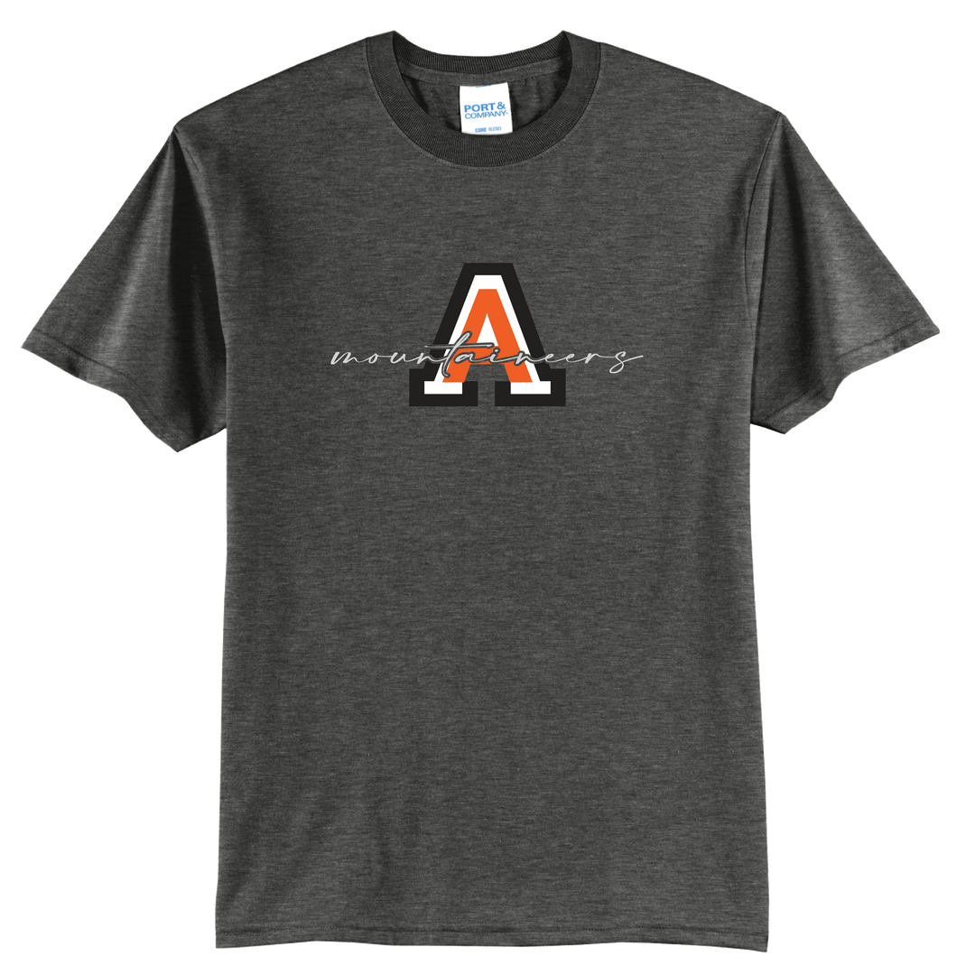 Antietam Mountaineers Script T-Shirt | Varsity Monogram Spirit Tee