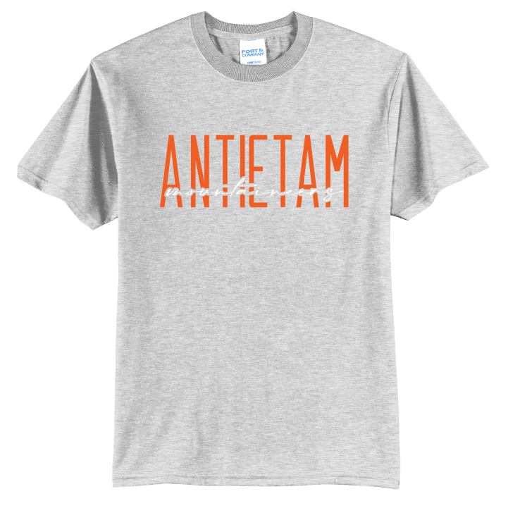 Antietam Mountaineers Tee | Modern Type School Spirit Shirt
