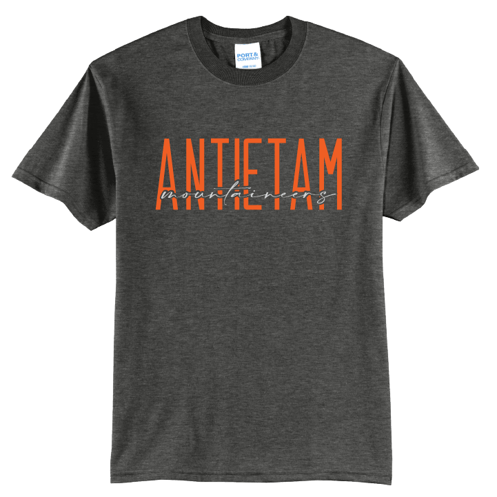 Antietam Mountaineers Tee | Modern Type School Spirit Shirt