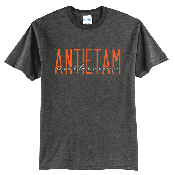Antietam Mountaineers Tee | Modern Type School Spirit Shirt
