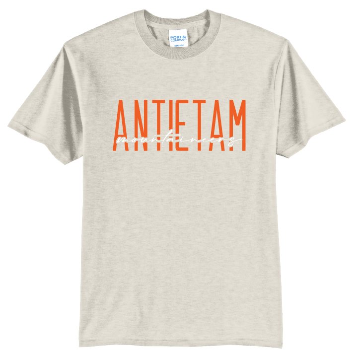Antietam Mountaineers Tee | Modern Type School Spirit Shirt