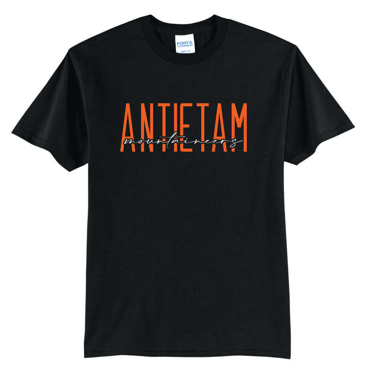 Antietam Mountaineers Tee | Modern Type School Spirit Shirt