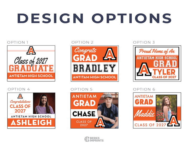 Class of 2027 Antietam Graduate Yard Signs