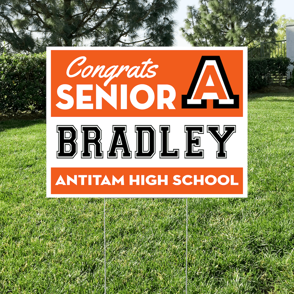 Antietam senior yard sign