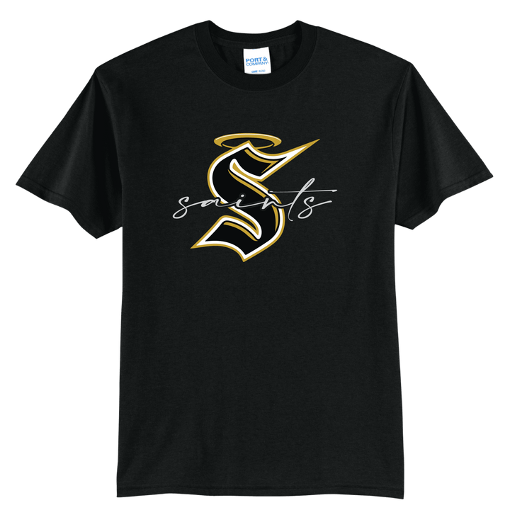 Berks Catholic Saints Script T-Shirt | Varsity Monogram Spirit Tee
