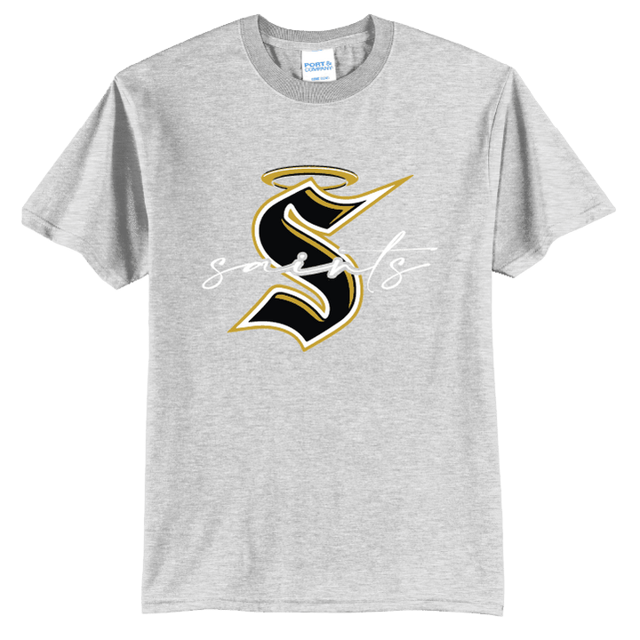 Berks Catholic Saints Script T-Shirt | Varsity Monogram Spirit Tee