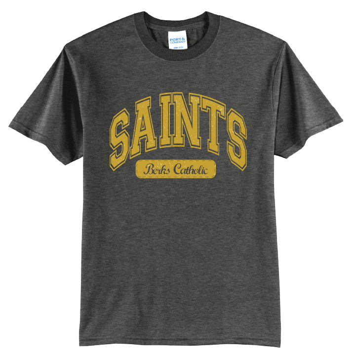 Berks Catholic Saints Vintage Varsity T-Shirt | Retro Collegiate Spirit Tee
